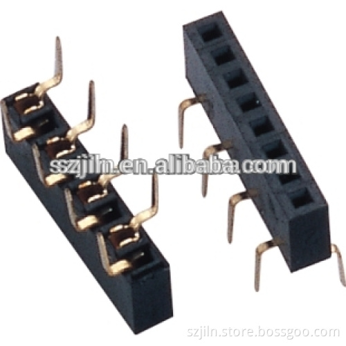 2.0mm pitch single row bottom entry female header wholesale